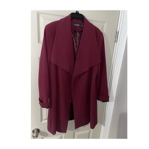 Burgundy jacket